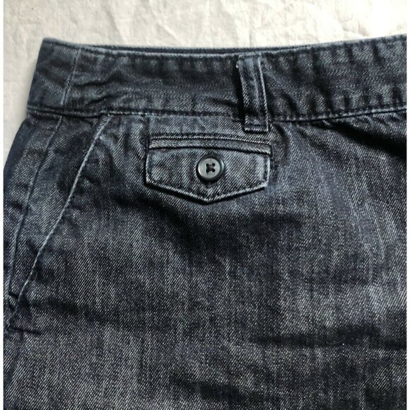 Ann Taylor LOFT Dark Blue Denim Shorts 14 - Picture 6 of 7